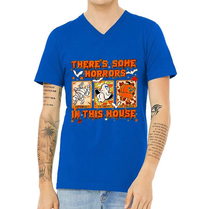 Theres Some Horrors In This House Oversized V-Neck T-Shirt