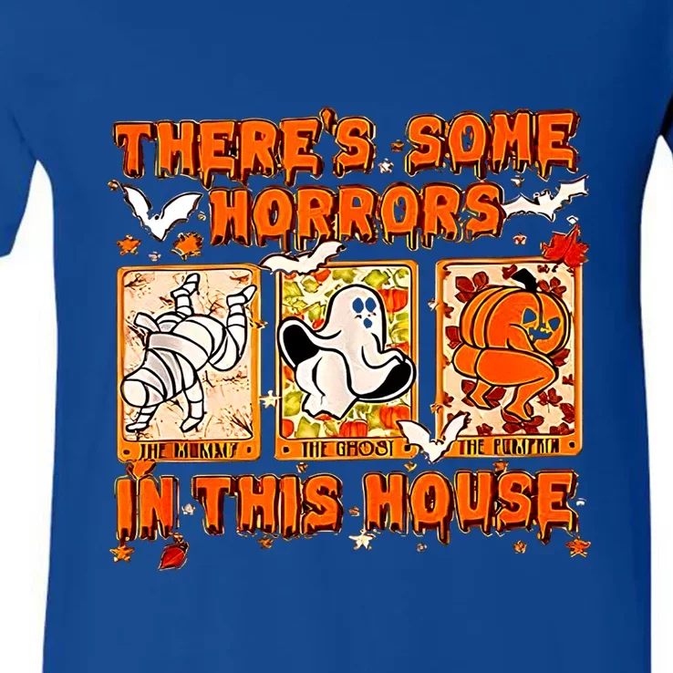 Theres Some Horrors In This House Oversized V-Neck T-Shirt