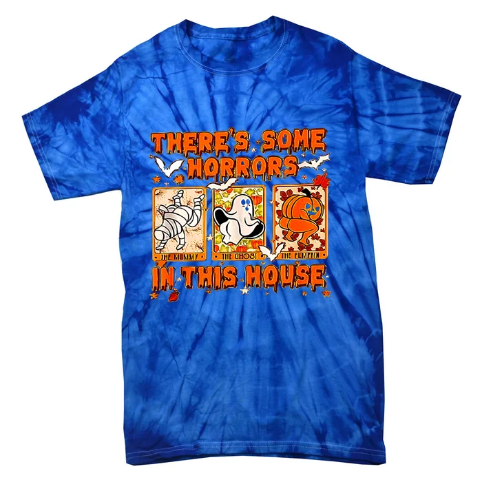 Theres Some Horrors In This House Oversized Tie-Dye T-Shirt