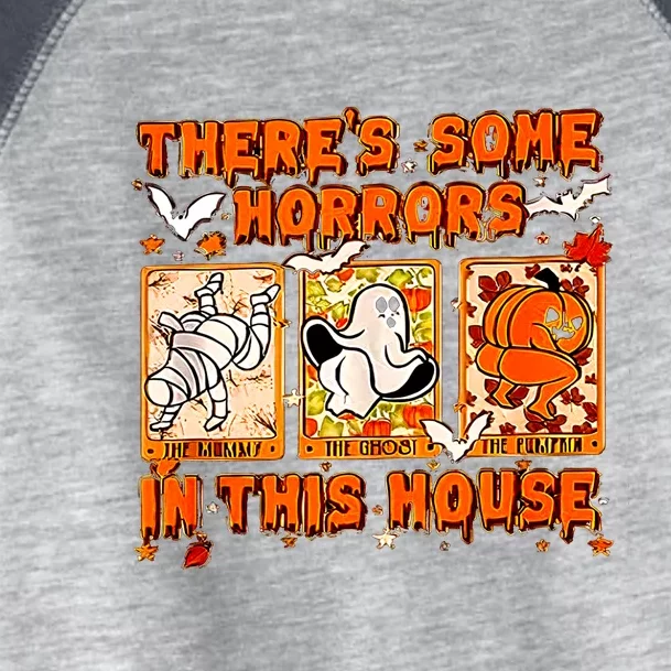 Theres Some Horrors In This House Oversized Toddler Fine Jersey T-Shirt