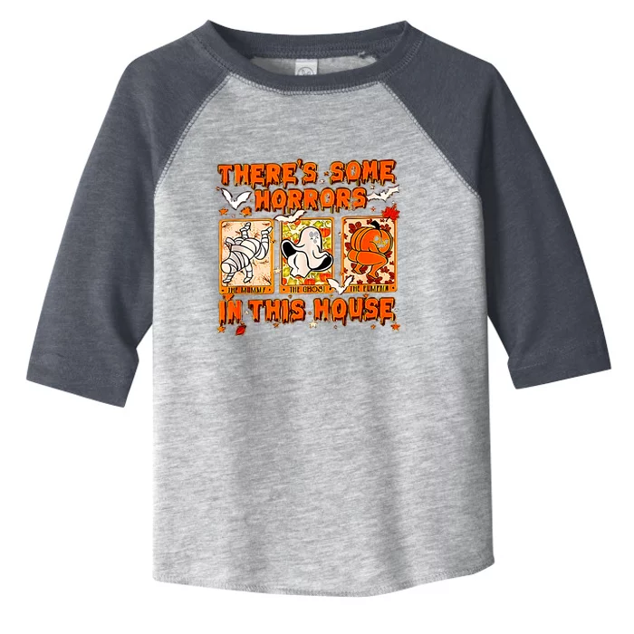 Theres Some Horrors In This House Oversized Toddler Fine Jersey T-Shirt