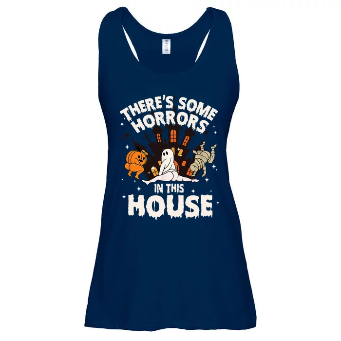 ThereS Some Horrors In This House Ghost Ladies Essential Flowy Tank