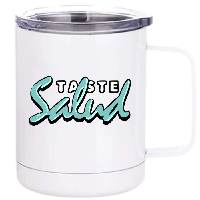 Taste Salud Hydration Immunity Front & Back 12oz Stainless Steel Tumbler Cup