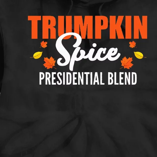 Trumpkin Spice Hilarious Halloween & Thanksgiving Twist Tie Dye Hoodie