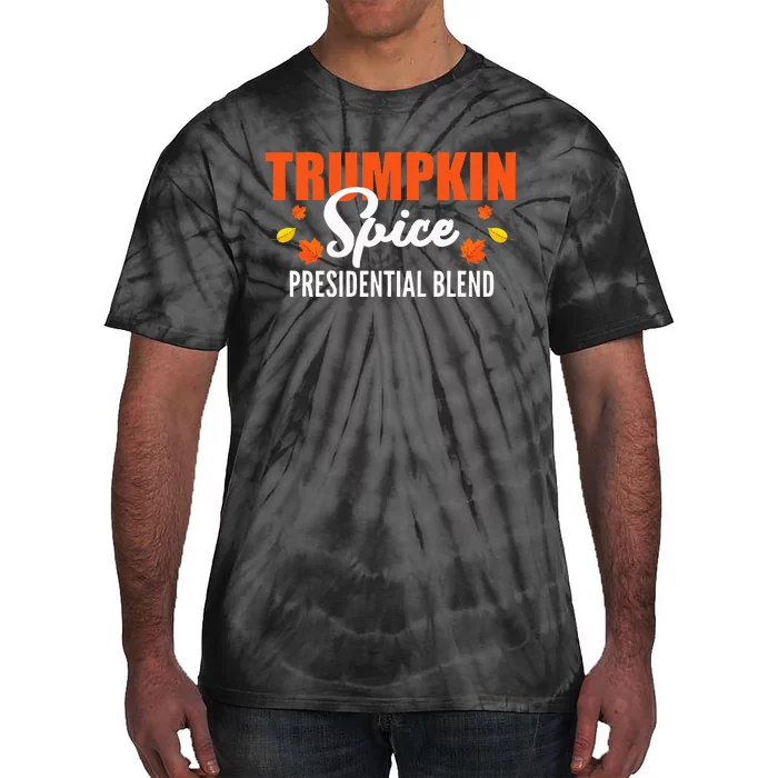 Trumpkin Spice Hilarious Halloween & Thanksgiving Twist Tie-Dye T-Shirt