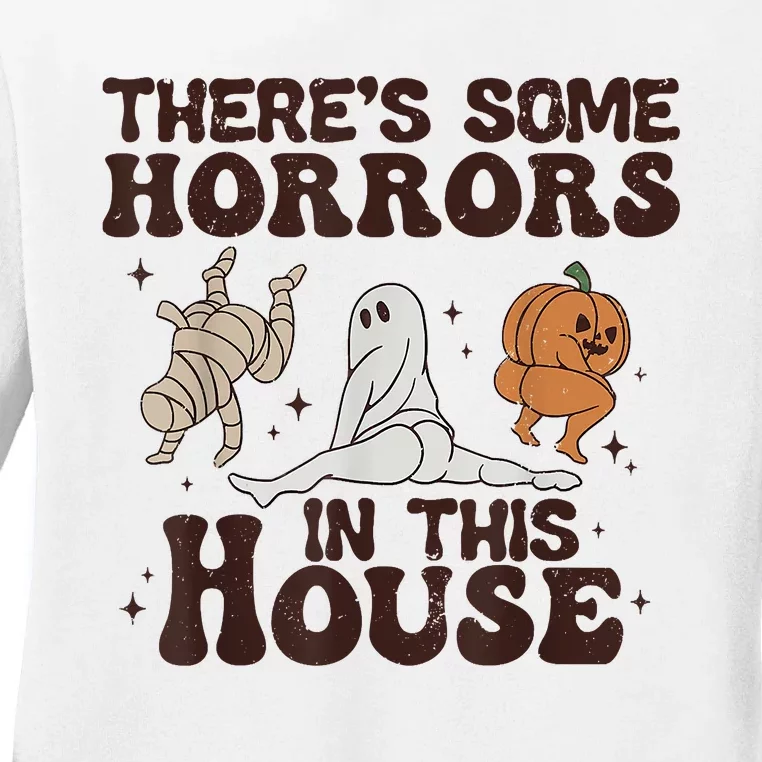 Theres Some Horrors In This House Ladies Long Sleeve Shirt