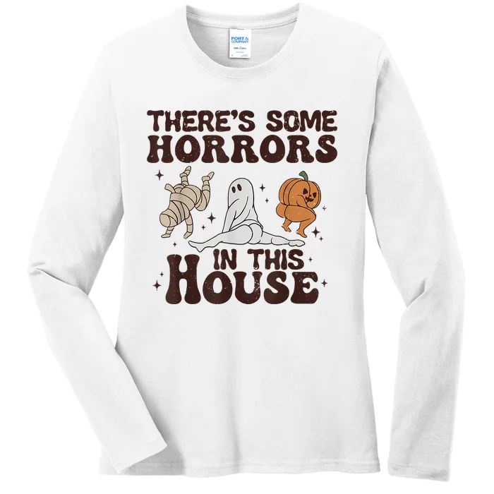 Theres Some Horrors In This House Ladies Long Sleeve Shirt