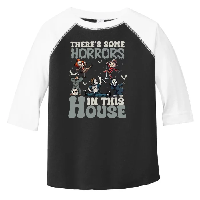 ThereS Some Horrors In This House Funny Horror Characters Toddler Fine Jersey T-Shirt