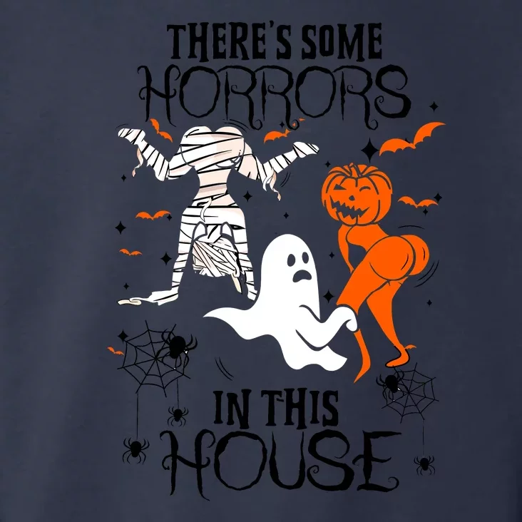 Theres Some Horrors In This House Halloween Gifts Toddler Hoodie