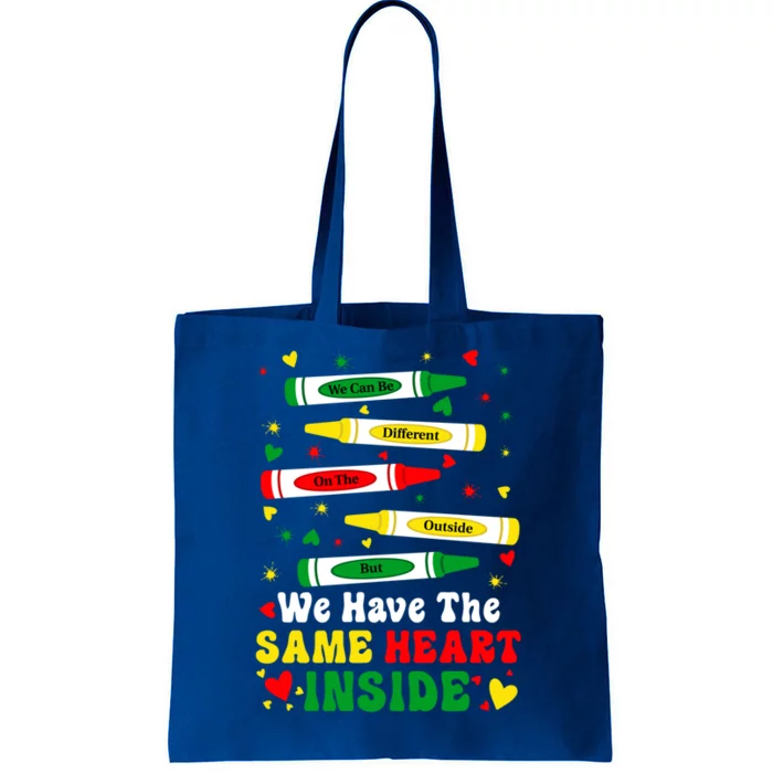 The Same Heart Inside Black Lives Matter History Month Pride Gift Tote Bag