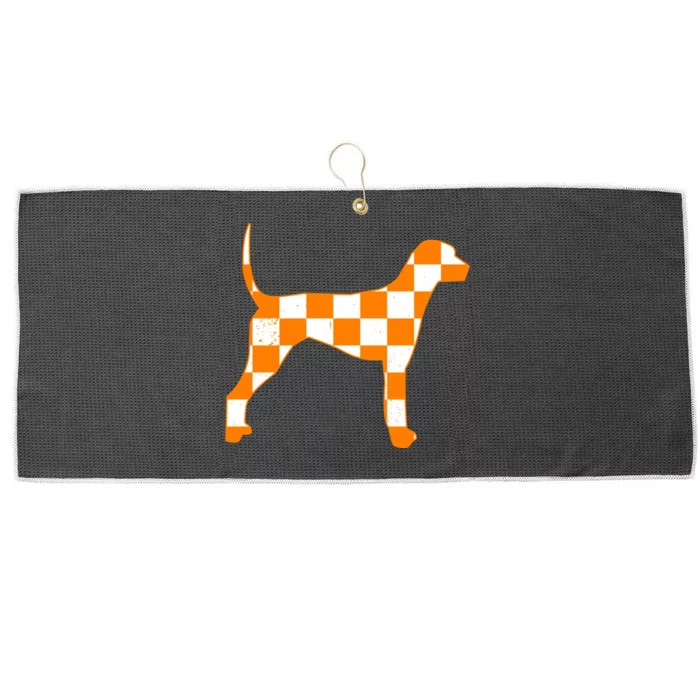 Tennessee Smokey Hound Dog Large Microfiber Waffle Golf Towel