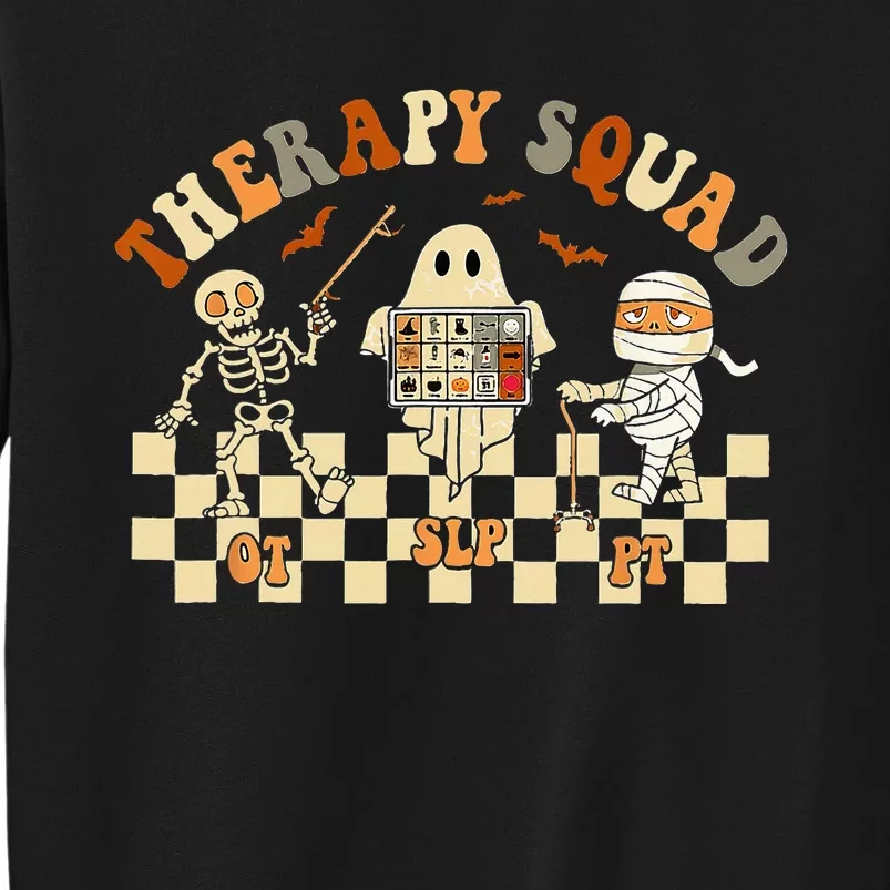 Therapy Squad Halloween Speech Physical Tall Sweatshirt