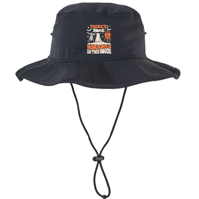 ThereS Some Horrors In This House Ghost Pumpkin Halloween Legacy Cool Fit Booney Bucket Hat