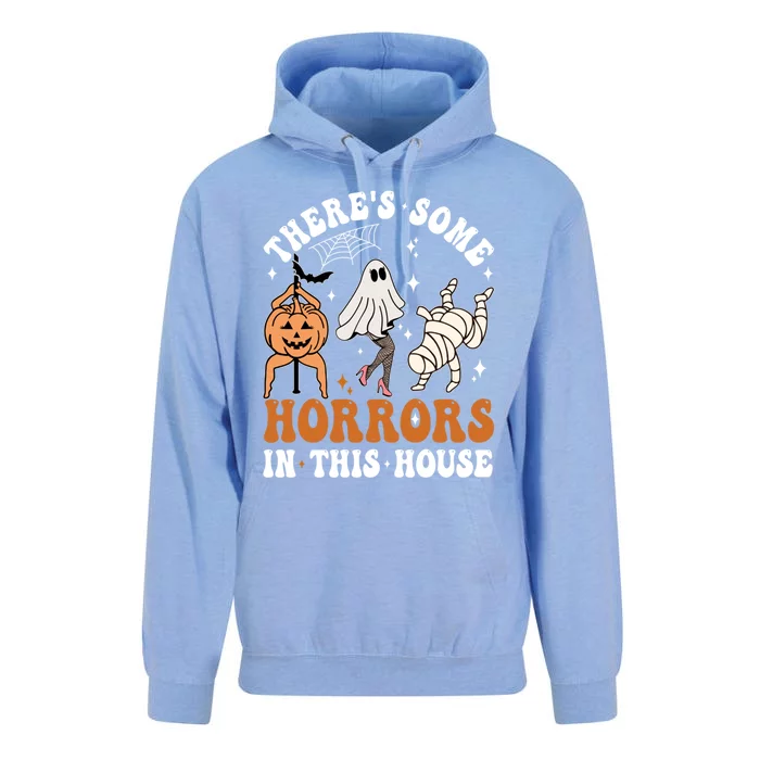 ThereS Some Horrors In This House Funny Ghost Halloween Funny Gift Unisex Surf Hoodie