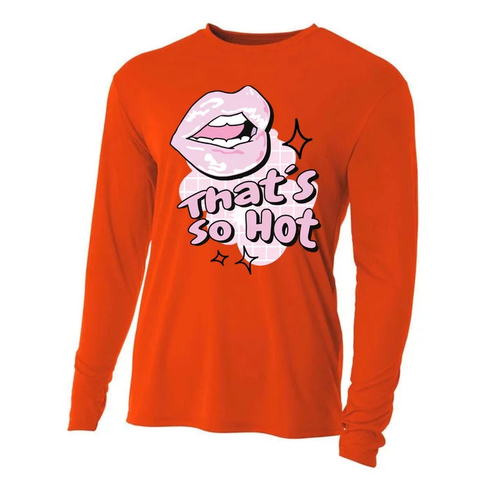 That's So Hot Lips Cooling Performance Long Sleeve Crew