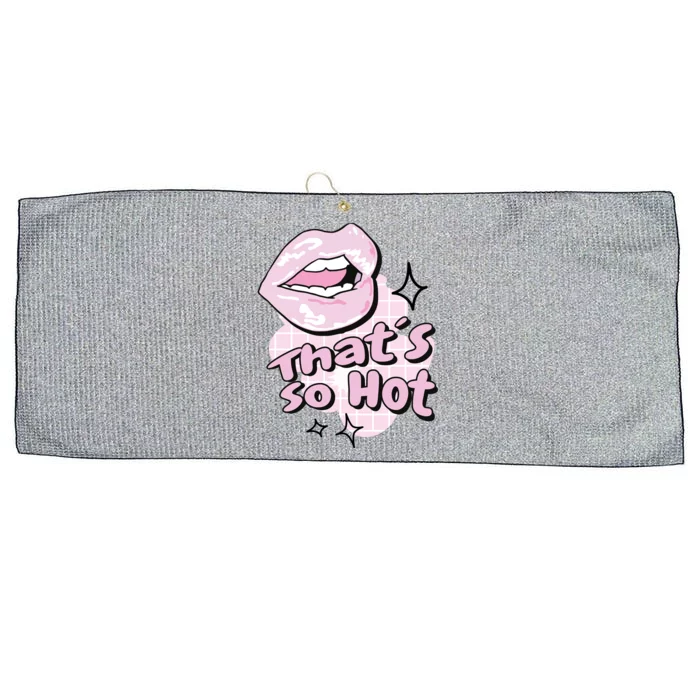 That's So Hot Lips Large Microfiber Waffle Golf Towel