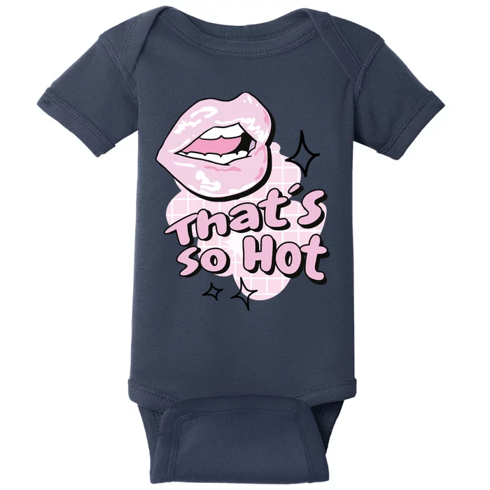 That's So Hot Lips Baby Bodysuit