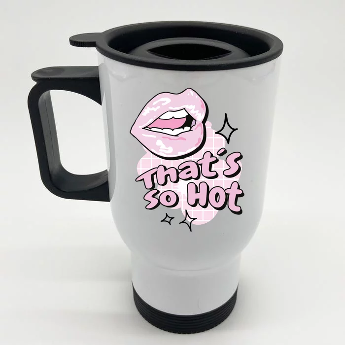 That's So Hot Lips Front & Back Stainless Steel Travel Mug