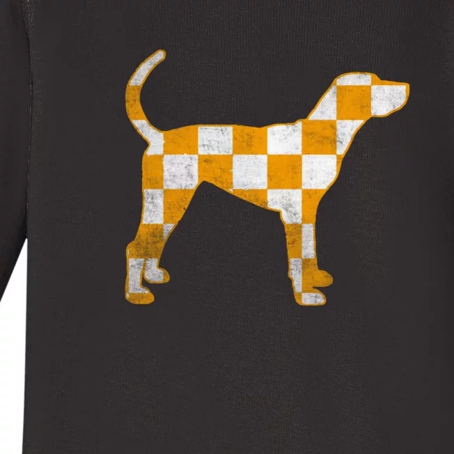 Tennessee Smokey Hound Dog TN Baby Long Sleeve Bodysuit