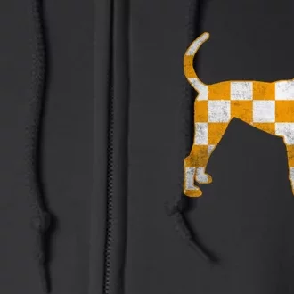 Tennessee Smokey Hound Dog TN Full Zip Hoodie