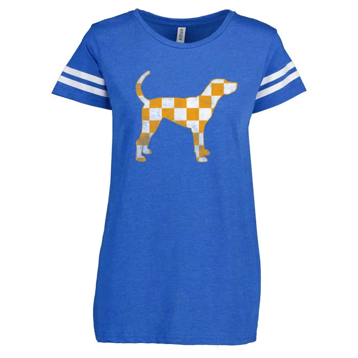 Tennessee Smokey Hound Dog TN Enza Ladies Jersey Football T-Shirt