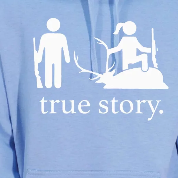 true story hunting lover Unisex Surf Hoodie