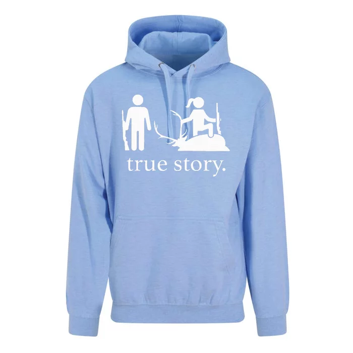 true story hunting lover Unisex Surf Hoodie