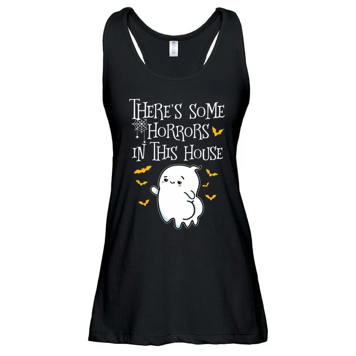 Theres Some Horrors In This House Booty Ghost Ladies Essential Flowy Tank