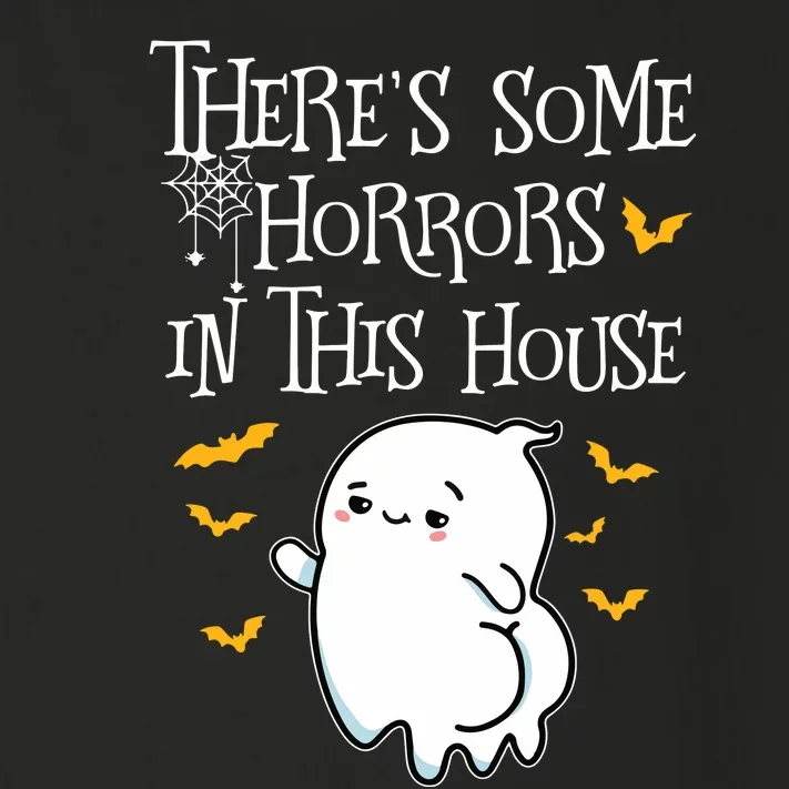 Theres Some Horrors In This House Booty Ghost Toddler Long Sleeve Shirt