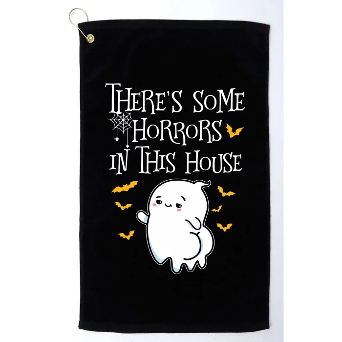 Theres Some Horrors In This House Booty Ghost Platinum Collection Golf Towel