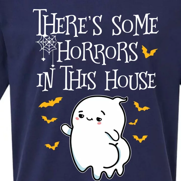 Theres Some Horrors In This House Booty Ghost Sueded Cloud Jersey T-Shirt