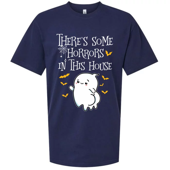 Theres Some Horrors In This House Booty Ghost Sueded Cloud Jersey T-Shirt