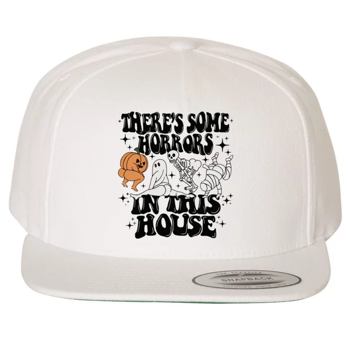 Theres Some Horrors In This House Wool Snapback Cap