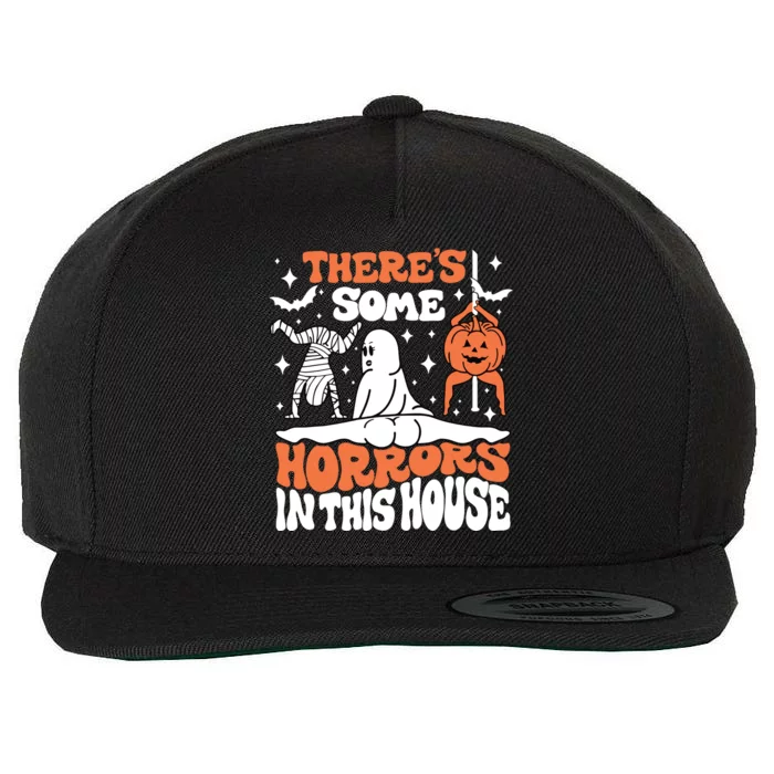 Theres Some Horrors In This House Wool Snapback Cap