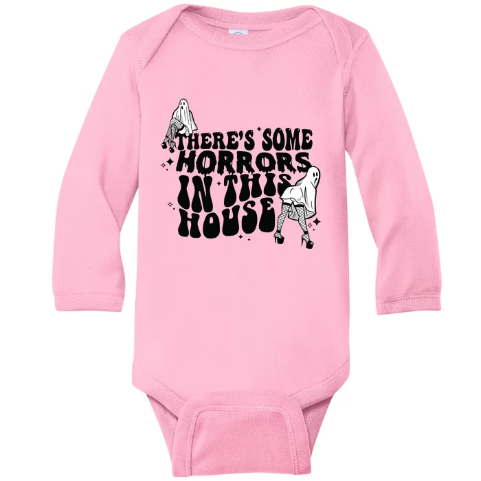 Theres Some Horrors In This House Baby Long Sleeve Bodysuit