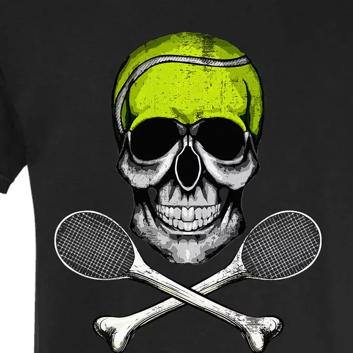 Tennis Skull Halloween Costume Garment-Dyed Heavyweight T-Shirt