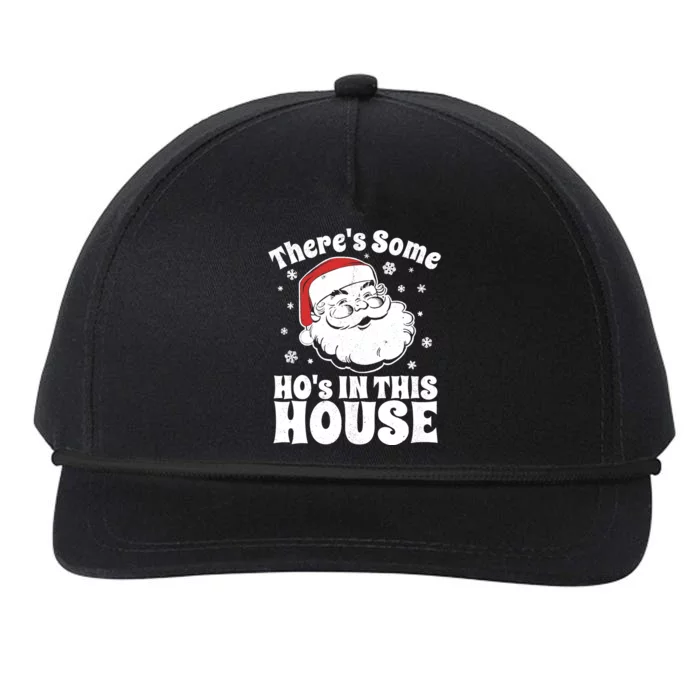 There's Some Ho's In This House Funny Christmas in July Gift Snapback Five-Panel Rope Hat