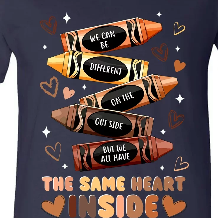 The Same Heart Inside V-Neck T-Shirt