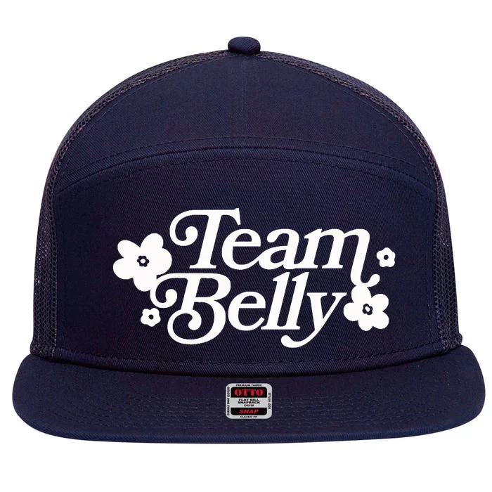 The Summer I Turned Pretty Team Belly Floral 7 Panel Mesh Trucker Snapback Hat