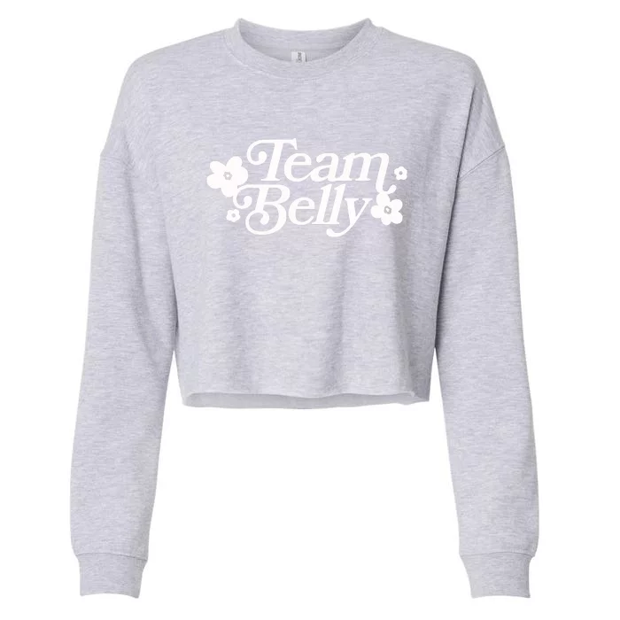 The Summer I Turned Pretty Team Belly Floral Cropped Pullover Crew