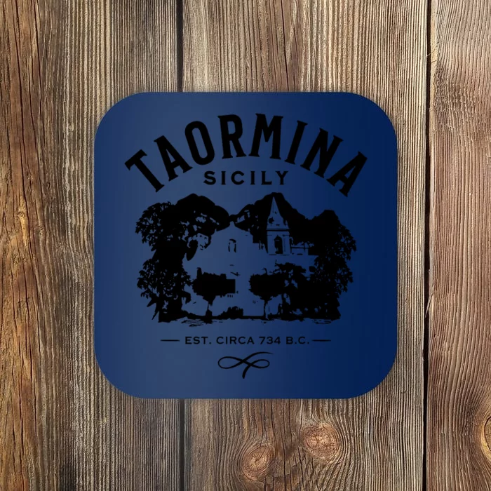 Taormina Sicily Italy Souvenir Coaster