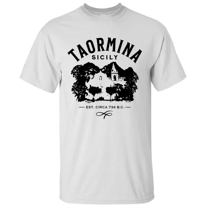 Taormina Sicily Italy Souvenir Tall T-Shirt