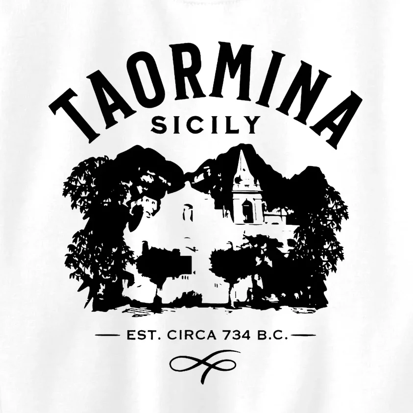 Taormina Sicily Italy Souvenir Kids Sweatshirt