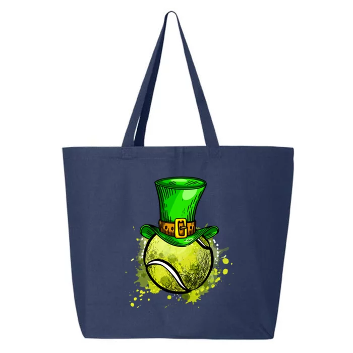 Tennis Sport Irish Shamrock Funny St Patricks Day Gift 25L Jumbo Tote