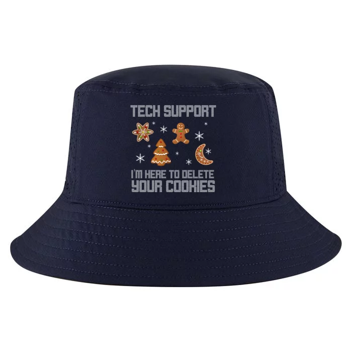 Tech Support I'm Here To Delete Your Cookies Cool Comfort Performance Bucket Hat