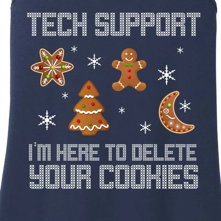 Tech Support I'm Here To Delete Your Cookies Ladies Essential Tank