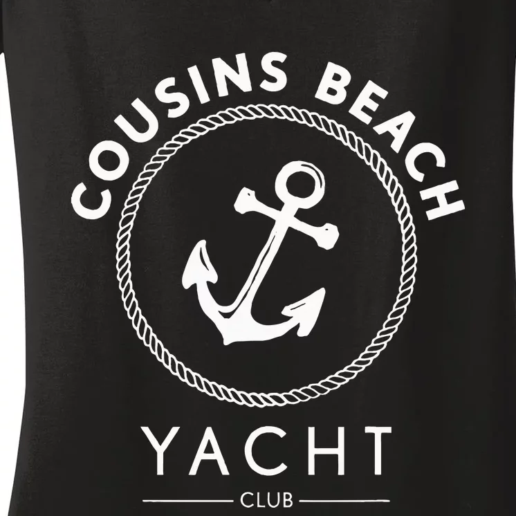 The Summer I Turned Pretty Cousins Beach Yacht Club Women's V-Neck T-Shirt