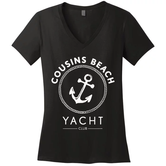 The Summer I Turned Pretty Cousins Beach Yacht Club Women's V-Neck T-Shirt