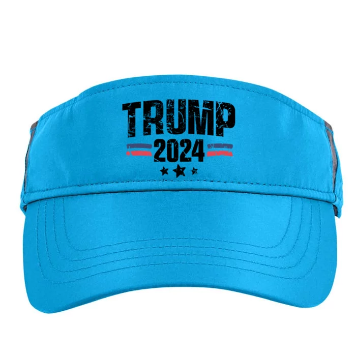 Two Sides IM Voting For The Felon Trump 2024 Us Elections Gift Adult Drive Performance Visor