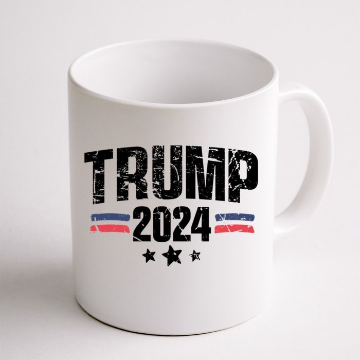 Two Sides IM Voting For The Felon Trump 2024 Us Elections Gift Front & Back Coffee Mug